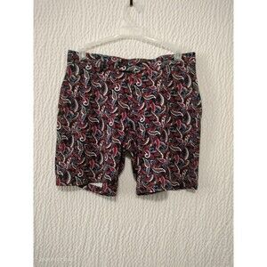 MURANO Athens Collection Paisley Colorful Mens Golf Shorts Size 33